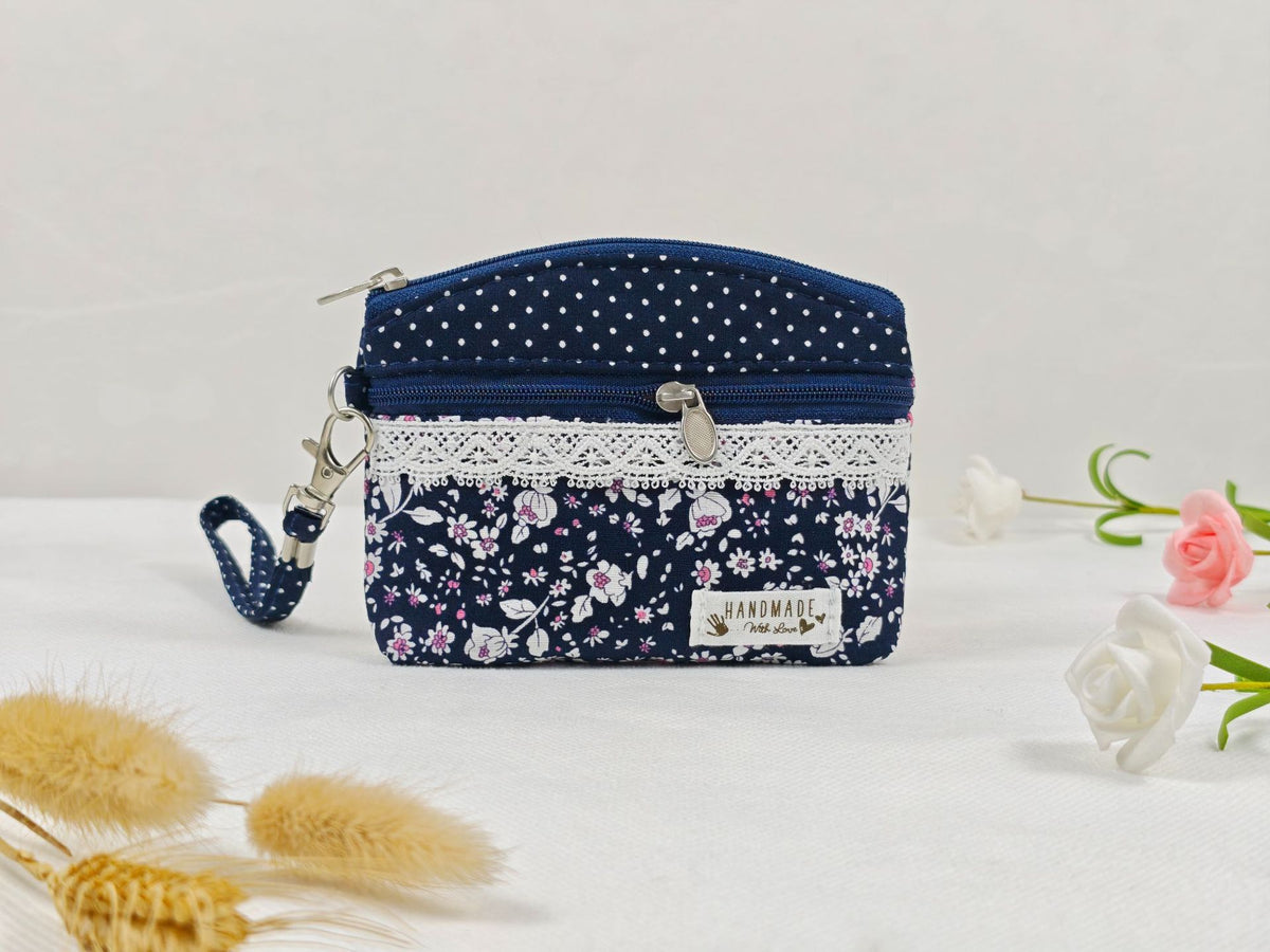 Women's Sweet Floral Cotton Storage Daily Matching Ladies Wallet