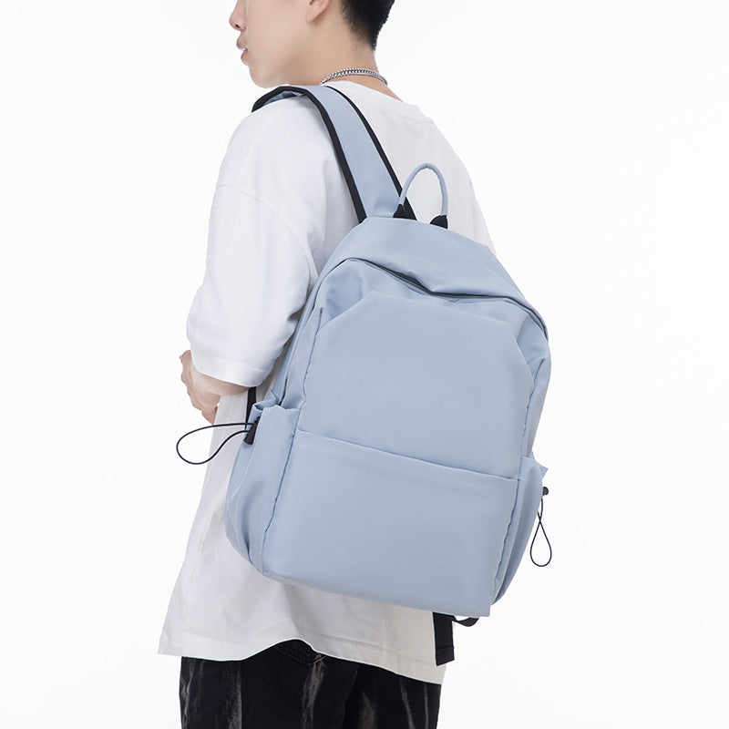 Women's & Men's & Korean Style Waterproof Solid Color High Backpacks