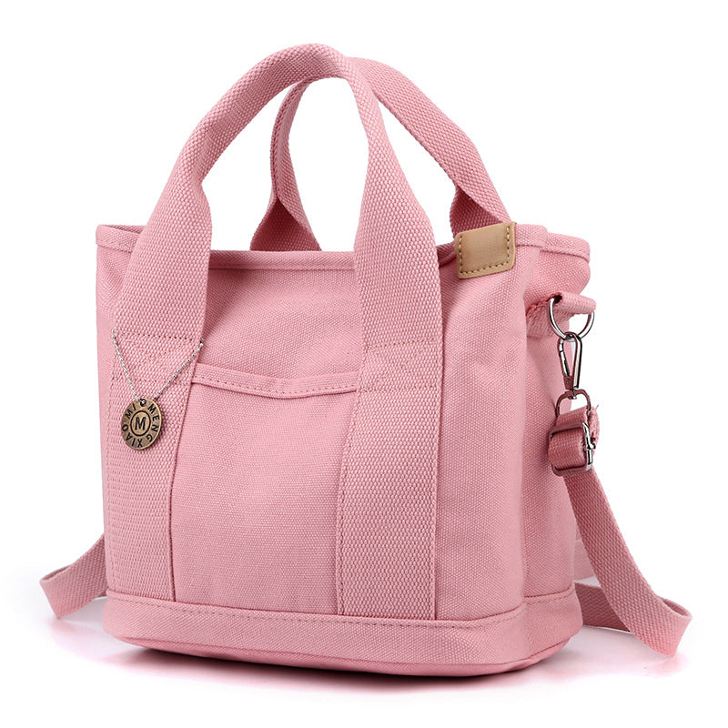 Women's Canvas Reticule Out Clutch Large Handbags