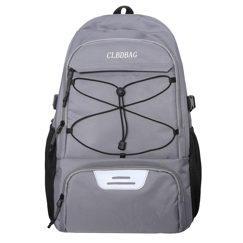 Men's Computer Korean Fashionable Night Reflective Large Backpacks