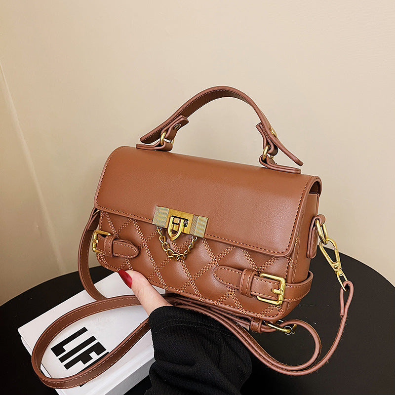 Women's High-grade Fashionable Diamond Quilted Niche Crossbody Bags