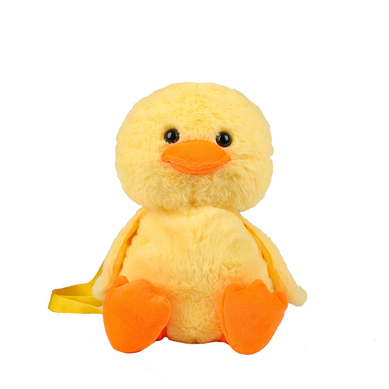 Yellow Duck Plush Cute Korean Style Backpacks
