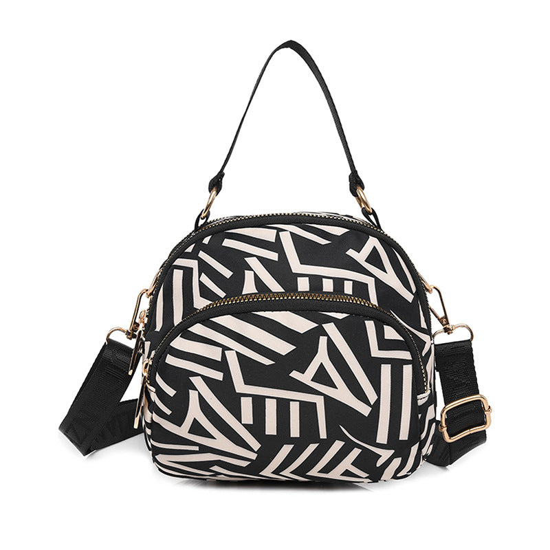 Slouchy Women's Korean Style Nylon Cloth Crossbody Bags