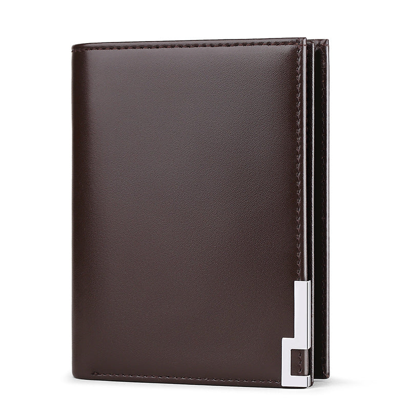 Men's Emperor Paul Cattlehide Leather Fashion Trendy Men's Wallet