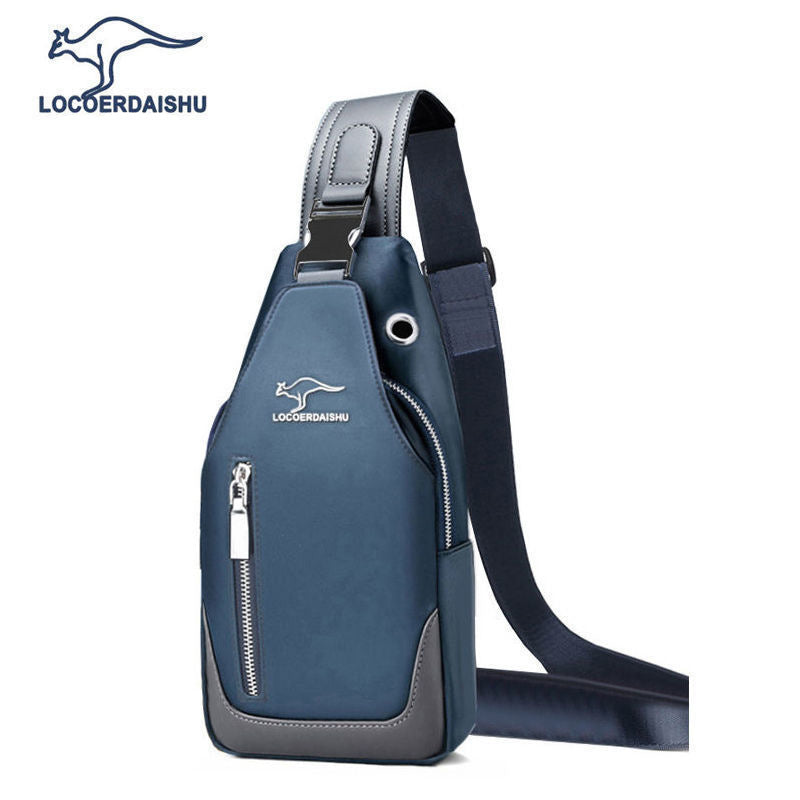 Classy Men's Oxford Cloth Charging Tide Backpacks