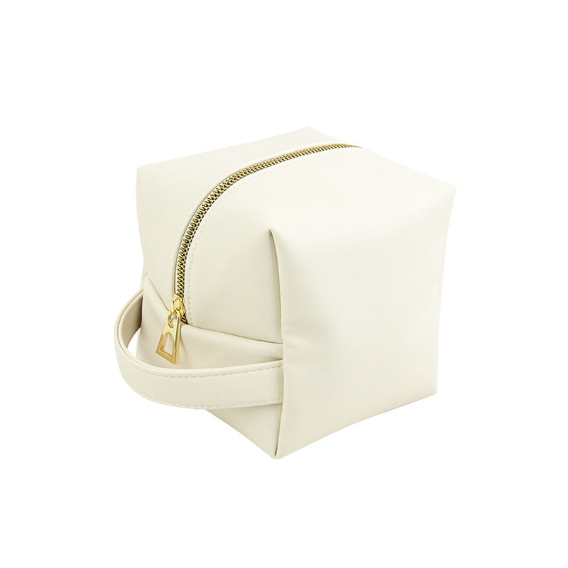 Leather Large Capacity High-grade Wind Portable Cosmetic Bags