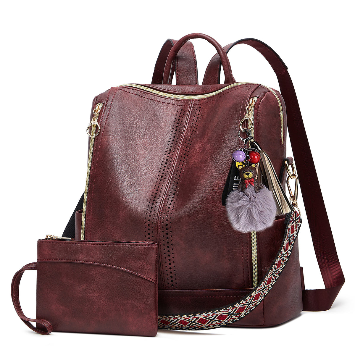 Women's Summer Retro Style Practical Two-piece Set Women's Messenger Bag