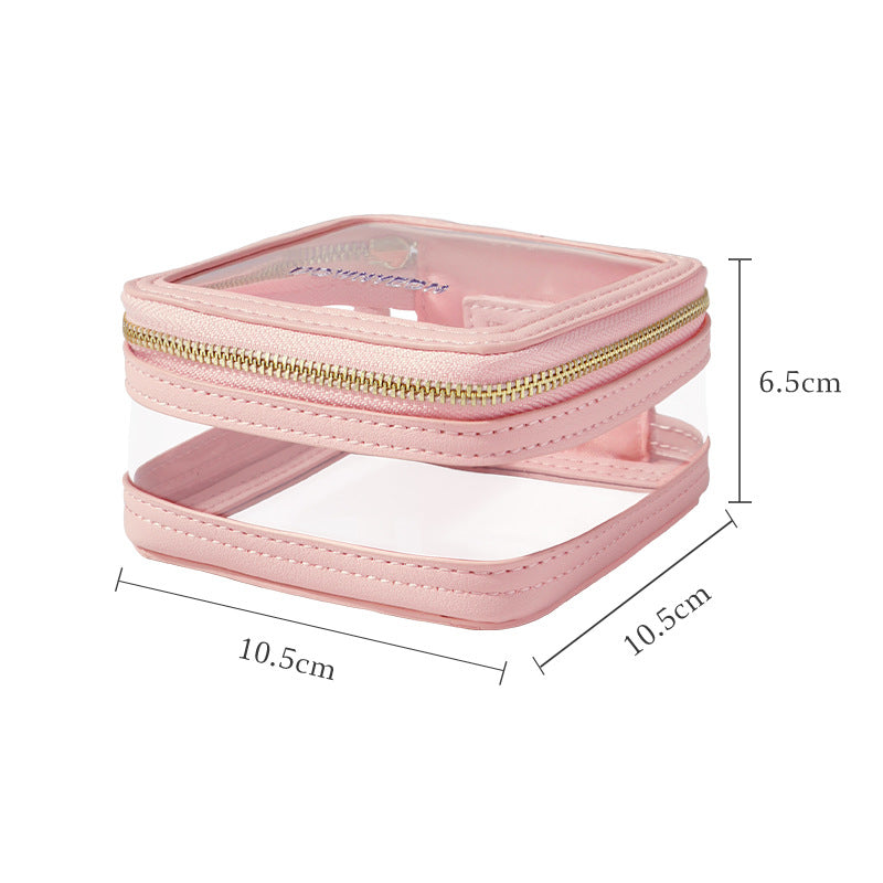 Transparent Fresh Portable Wash Waterproof Storage Cosmetic Bags