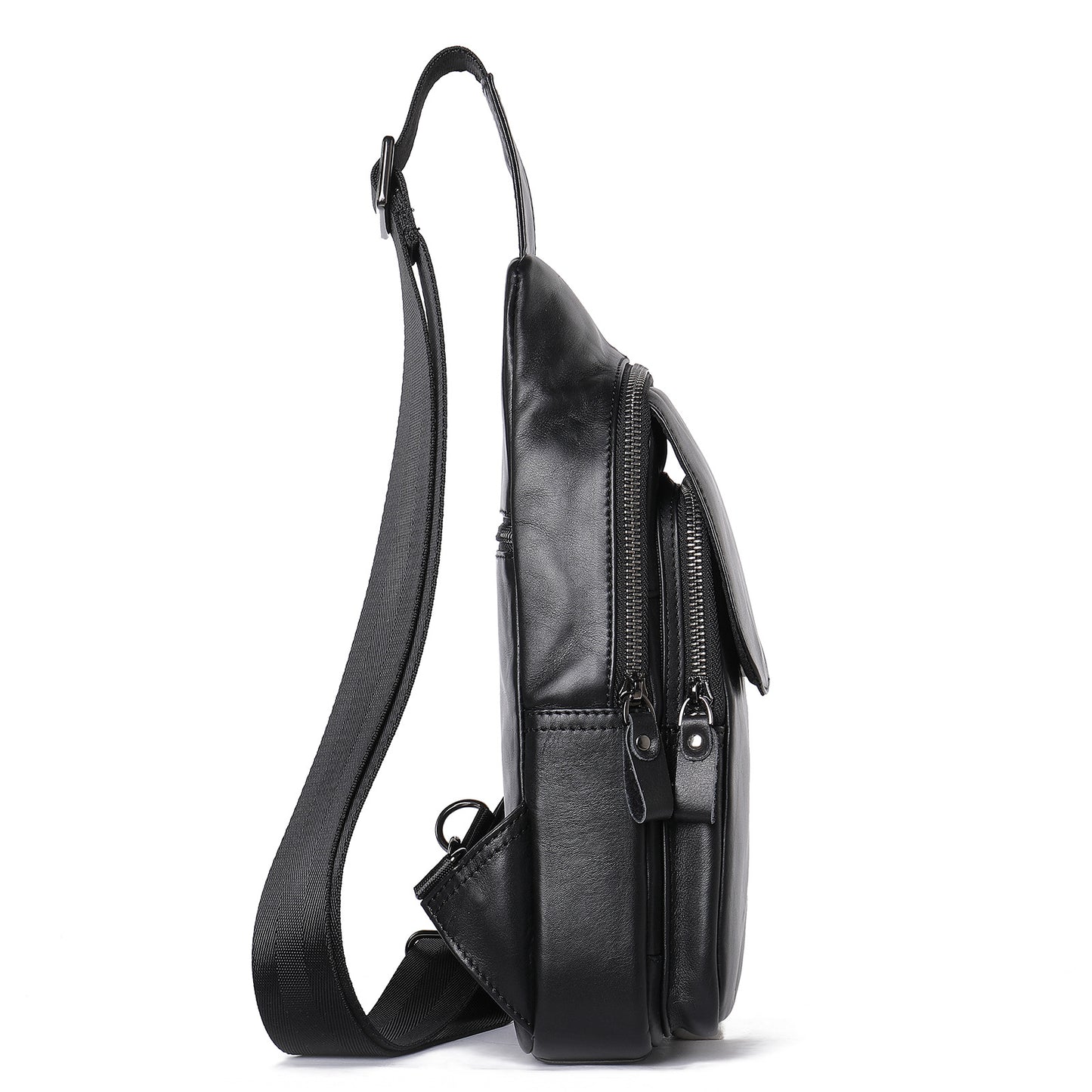 Men's Fashion Leather First Layer Cowhide Business Bags