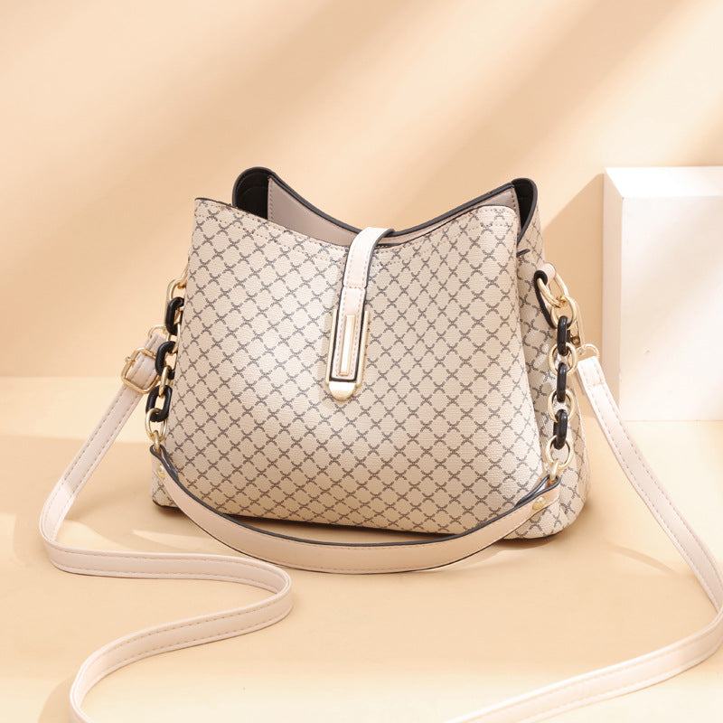 Women's Retro Pattern Fashion Large Capacity Handbags