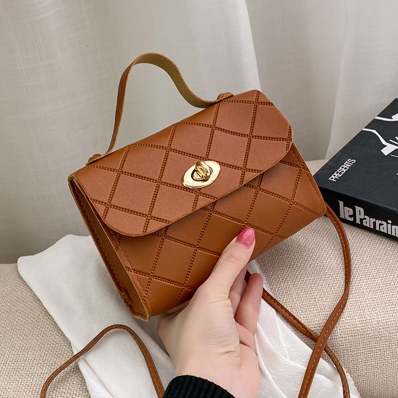 Popular Women's Diamond Fashion Simple Portable Shoulder Bags