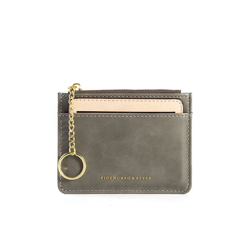 Elegant Slouchy Innovative Pretty Detachable Zipper Card Holder