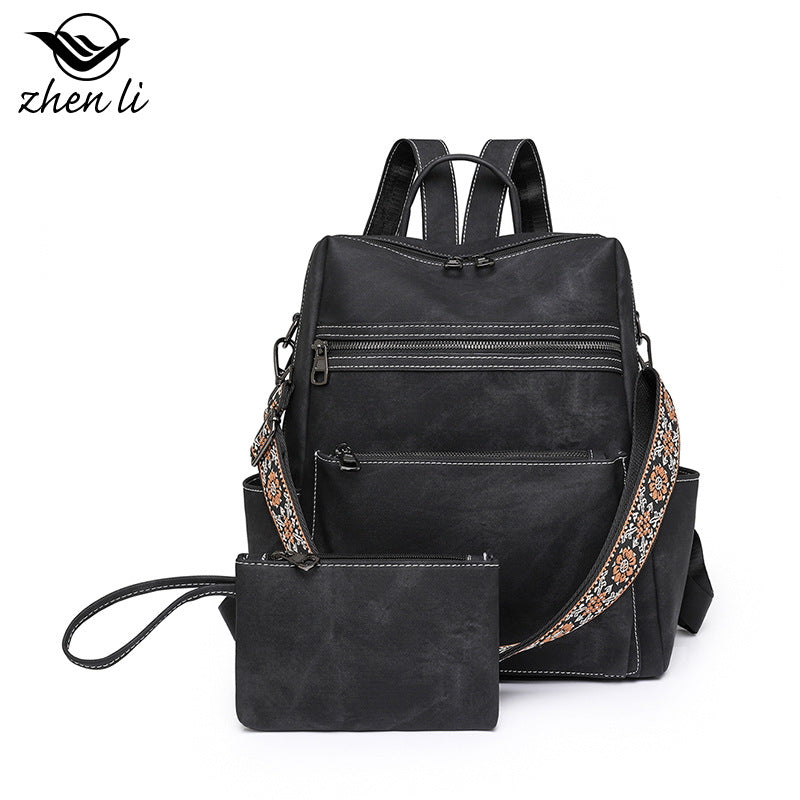 Women's Lightweight Retro Large Capacity Leisure Backpacks