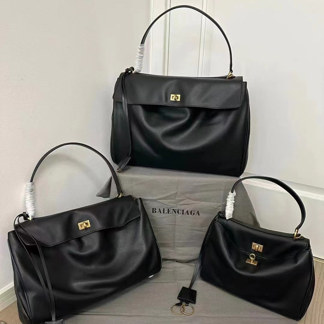 Version Home Soft Cowhide Fashion Simple Shoulder Bags