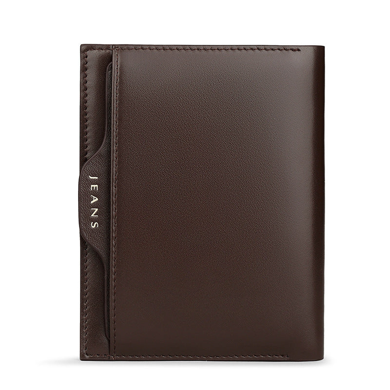 Men's Emperor Paul Short License Genuine Leather Coin Purses