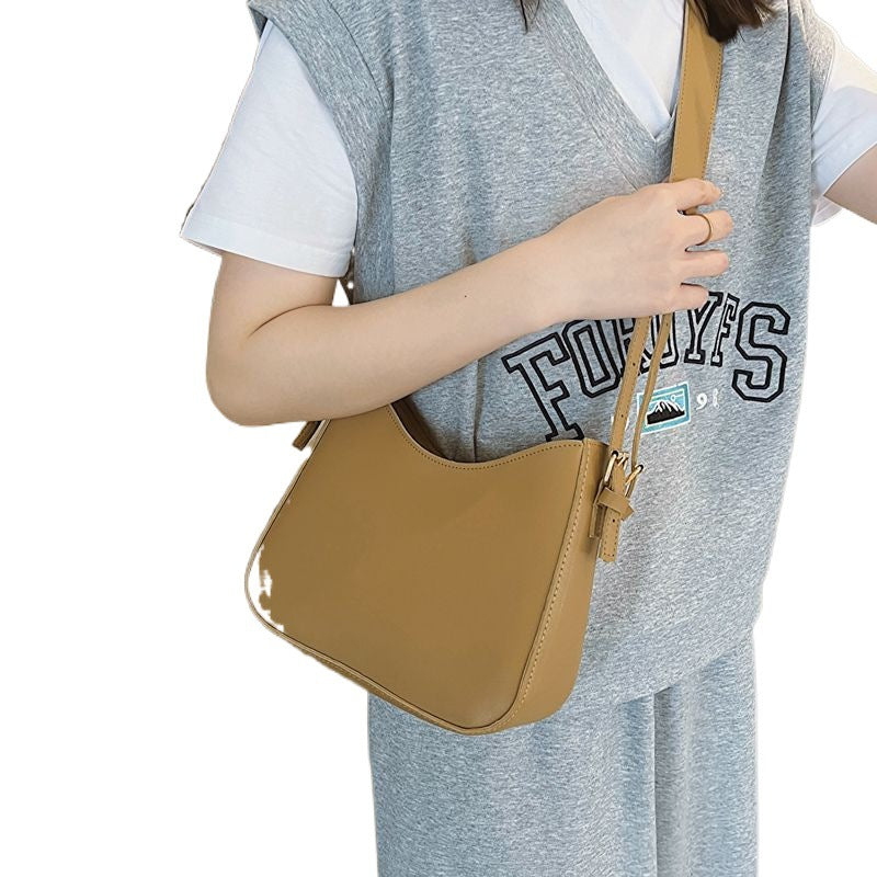 Women's Fashion Retro Underarm One Saddle Crossbody Bags
