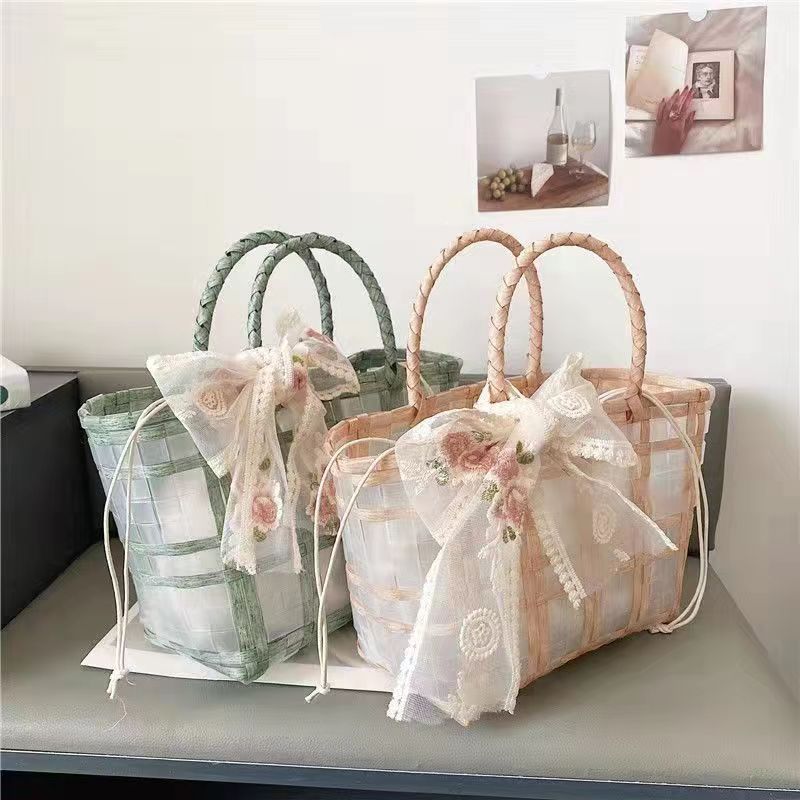 Women's Gel Gift Woven Wedding Engagement Vegetable Bags