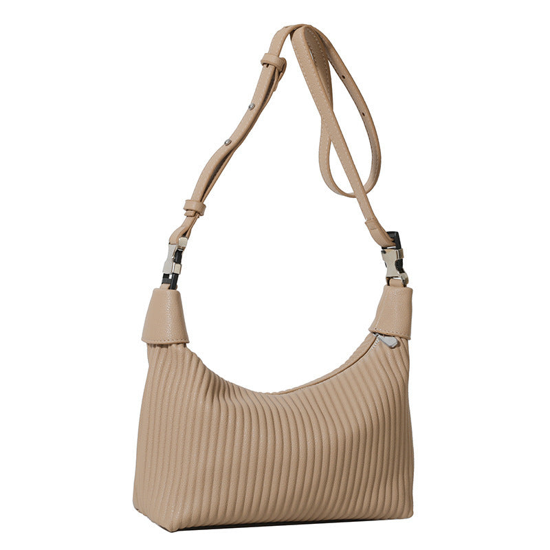 Women's Niche Fashion Portable High-grade Plaid Underarm Shoulder Bags