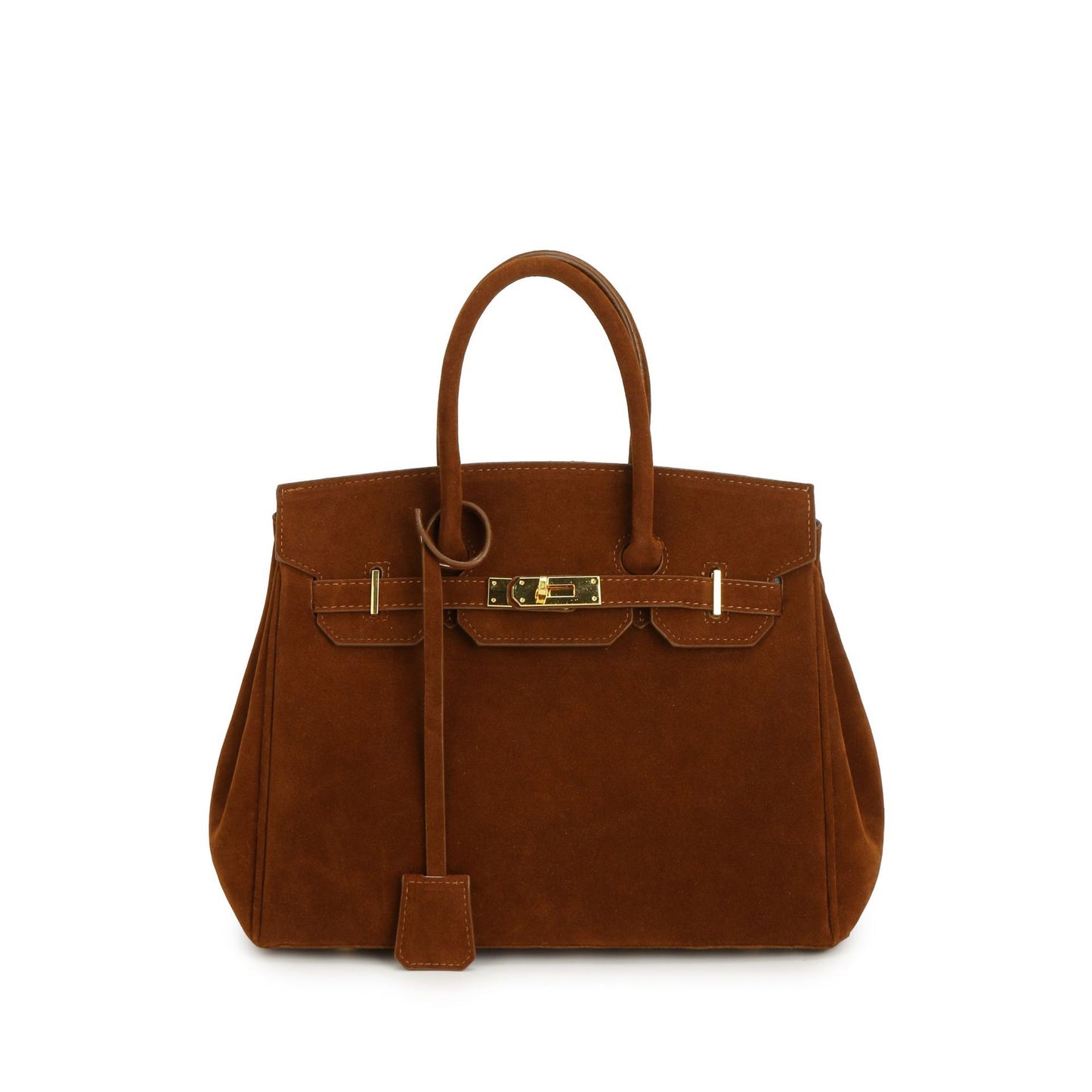 Women's Retro Trendy Kelly Advanced Texture Suede Shoulder Bags