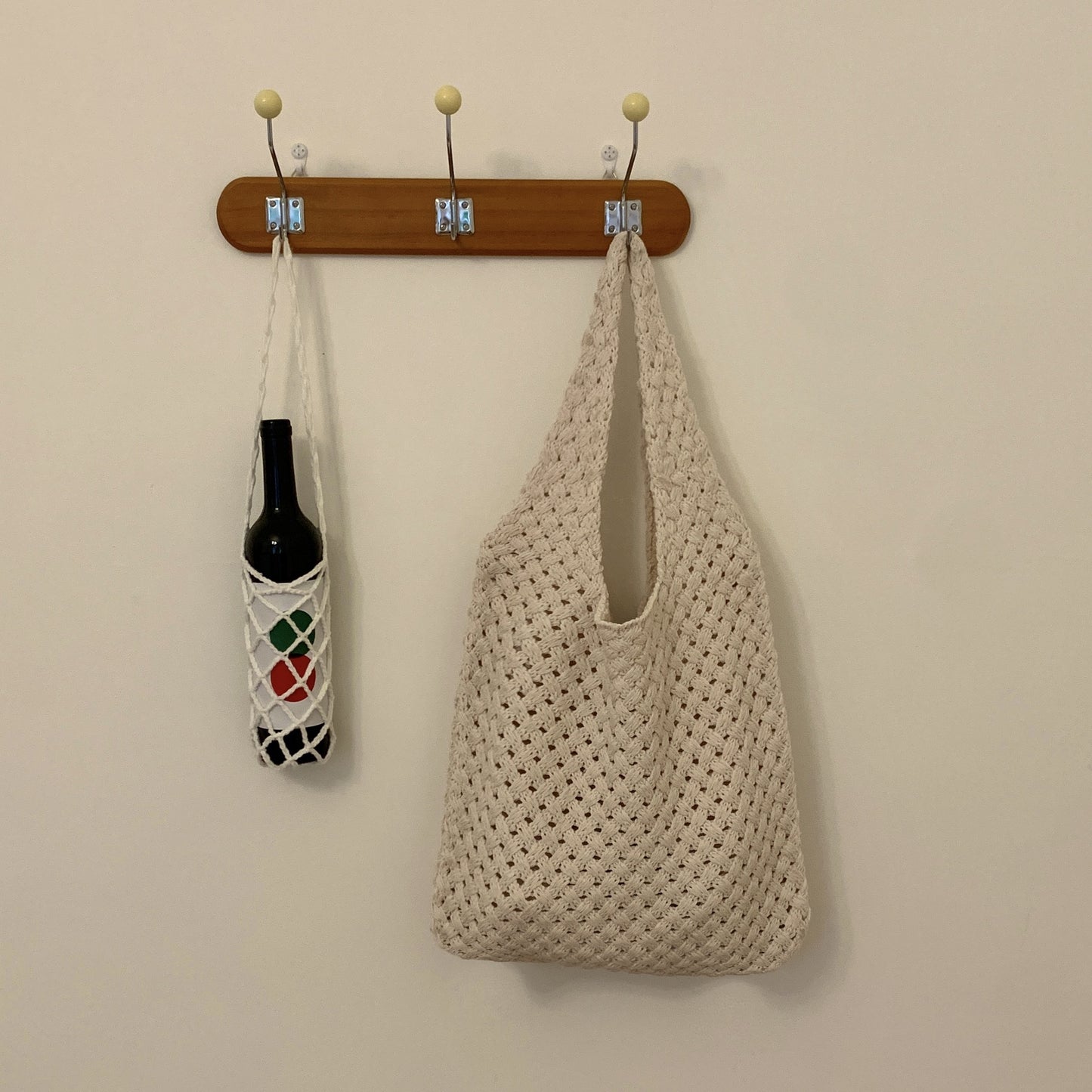 Women's Knitted Hand-woven Vintage Wool Shopping Shoulder Bags