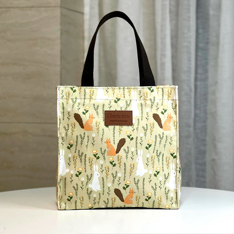 Style Waterproof Fashion Cartoon Mummy Lunch Box Handbags