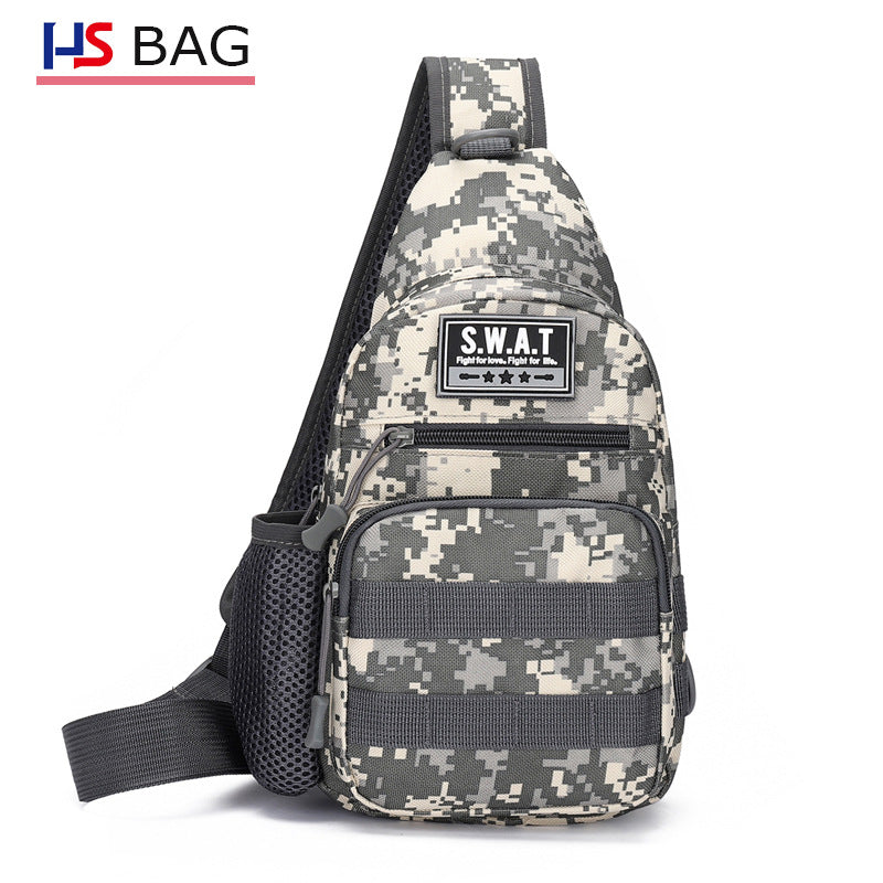 Men's Korean Oxford Cloth Large Capacity Camouflage Men's Chest Bags
