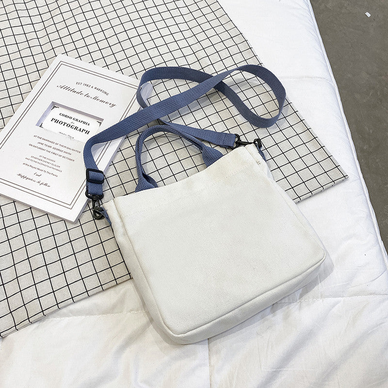 Style Bear Cute Canvas Female Stationery Crossbody Bags