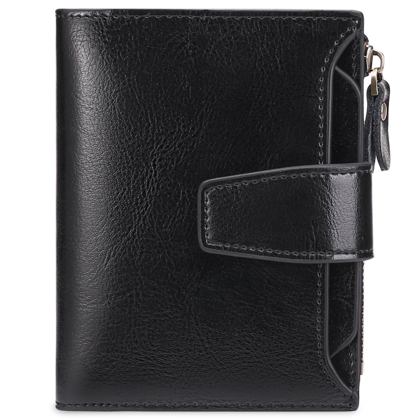 Women's Leather Short Korean Style Multifunctional License Ladies Wallets