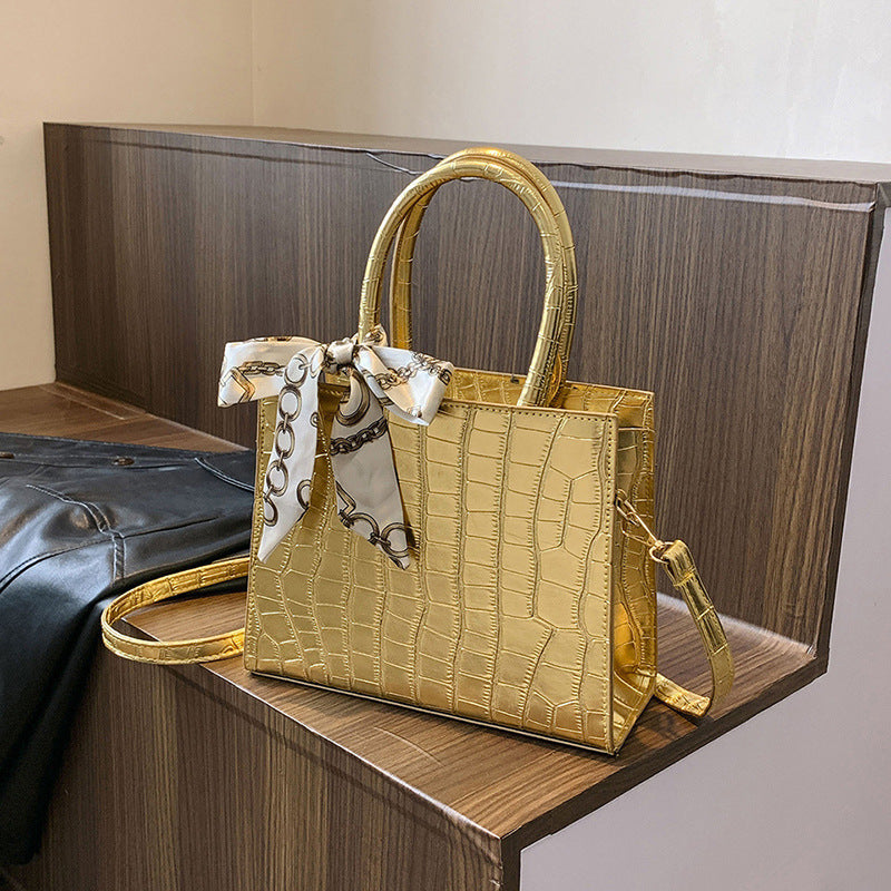 Pattern Fashion Portable Simplicity Retro Style Shoulder Bags