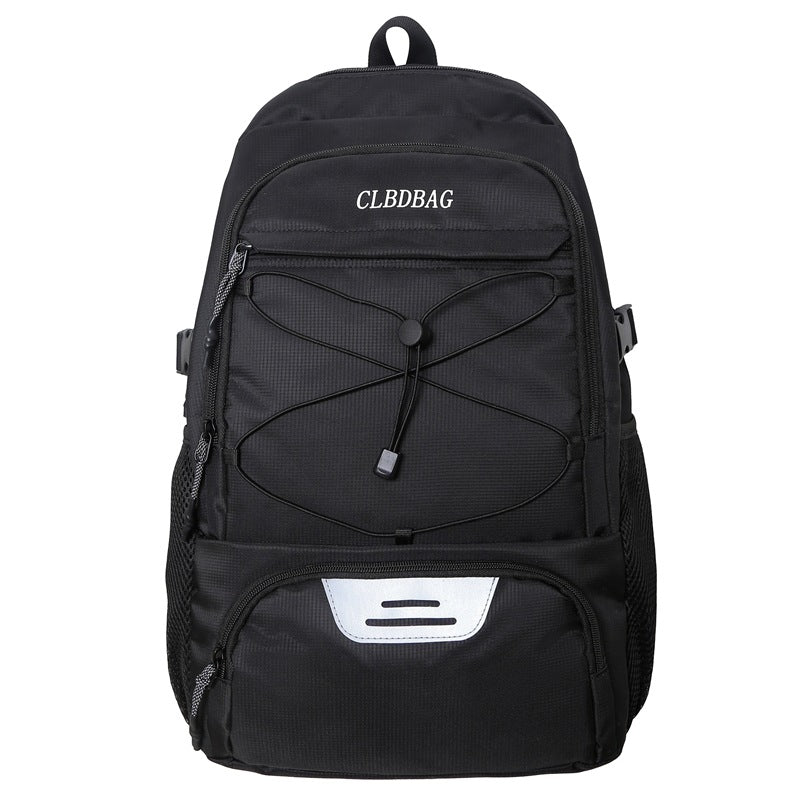 Men's Computer Korean Fashionable Night Reflective Large Backpacks