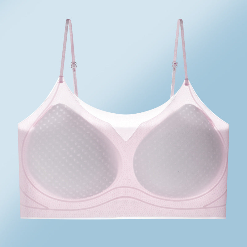 Silk Back Shaping Summer Thin Underwear Everyday Bras