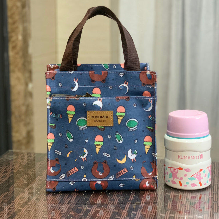 Volume Waterproof Lunch Box Snack Make-up Handbags