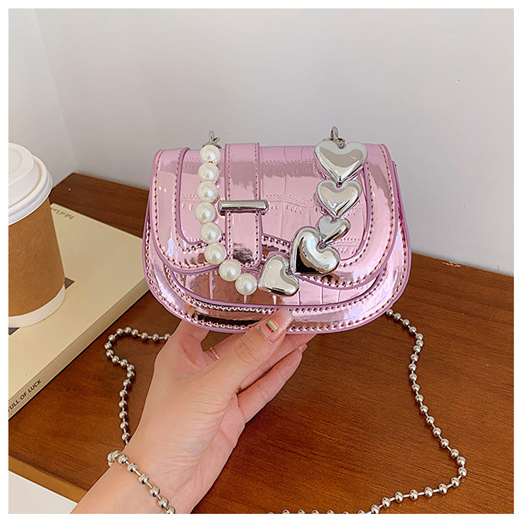 Women's Mini Summer Advanced Texture Fashion Shiny Crossbody Bags
