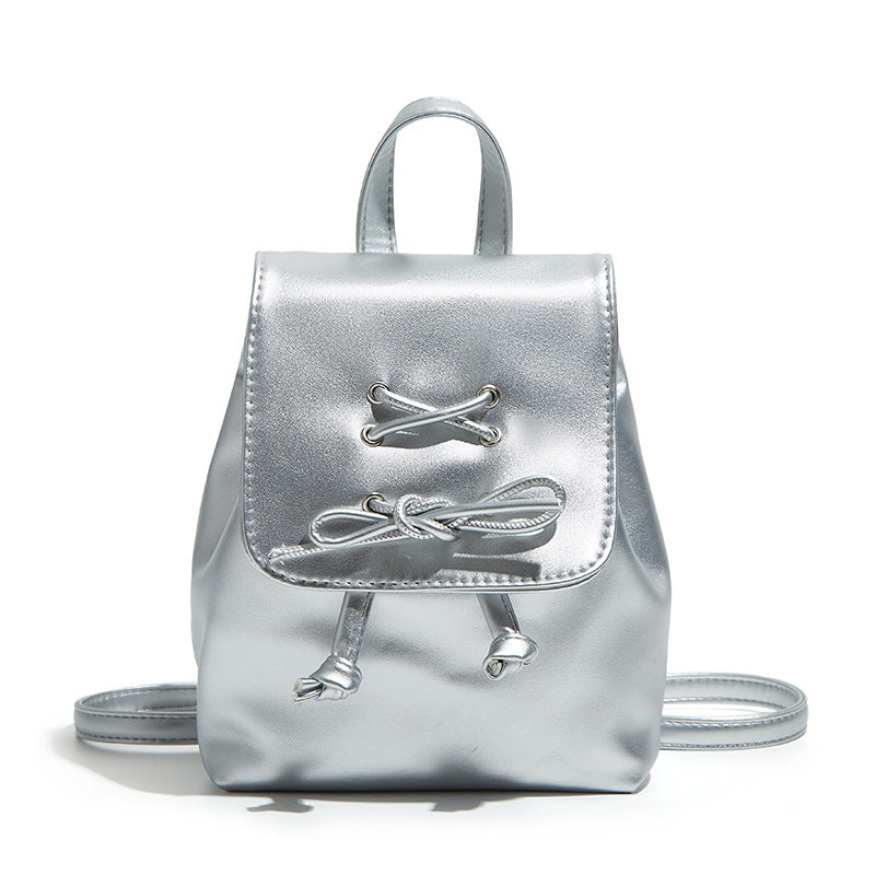 Women's Ballet Style Bow Summer Tide Cute Backpacks