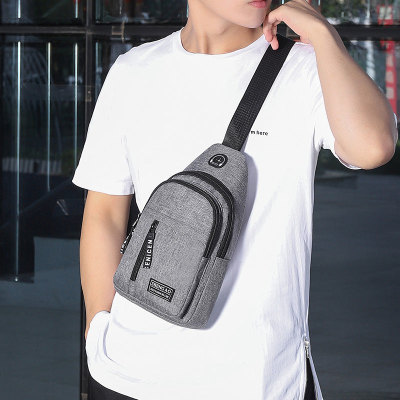Men's New Trend Business Fashion Waterproof Men's Chest Bags