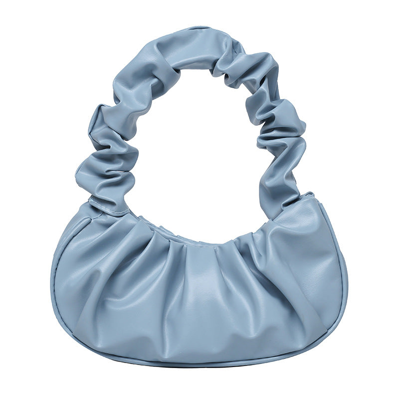 Women's Unique Underarm Candy Color Cloud Shoulder Bags