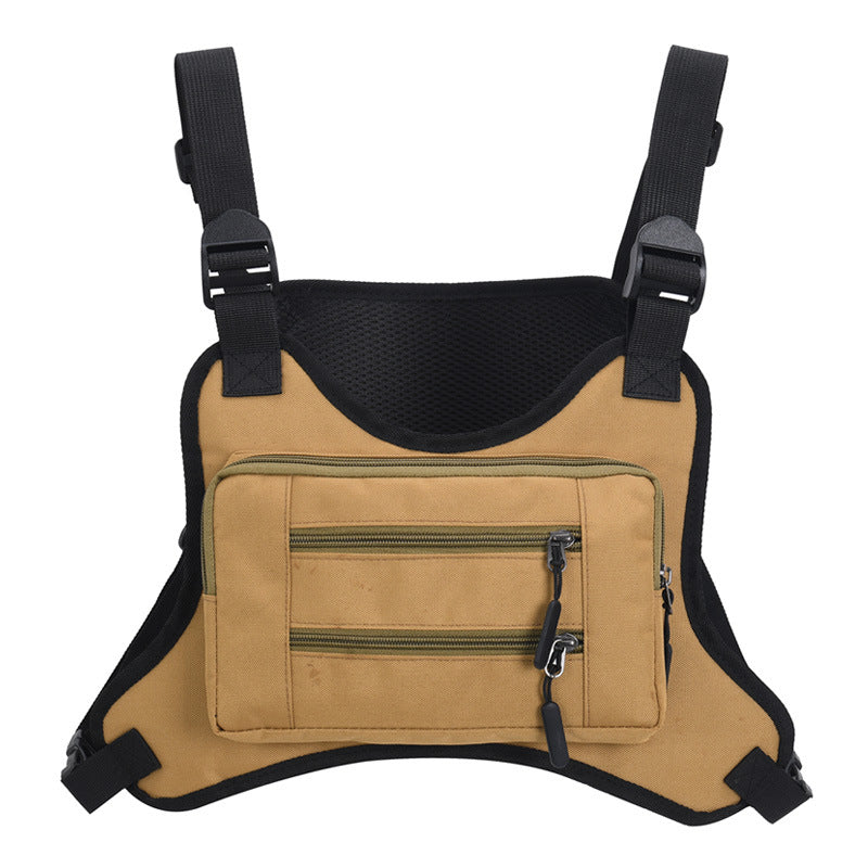 Men's Riding Vest Camouflage Gymnastic Valise Men's Chest Bags