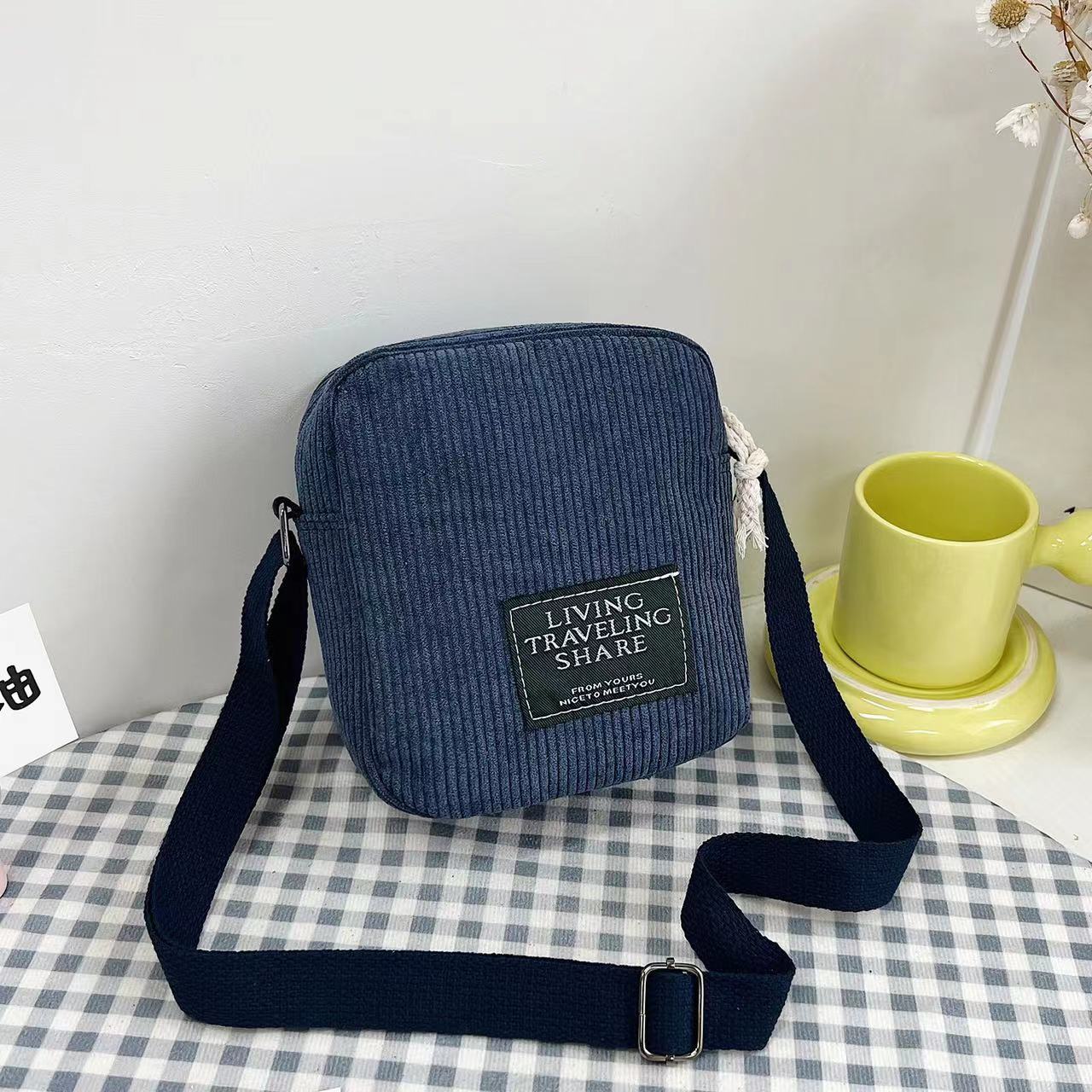Women's Corduroy Retro Easy Matching Mini Cloth Crossbody Bags