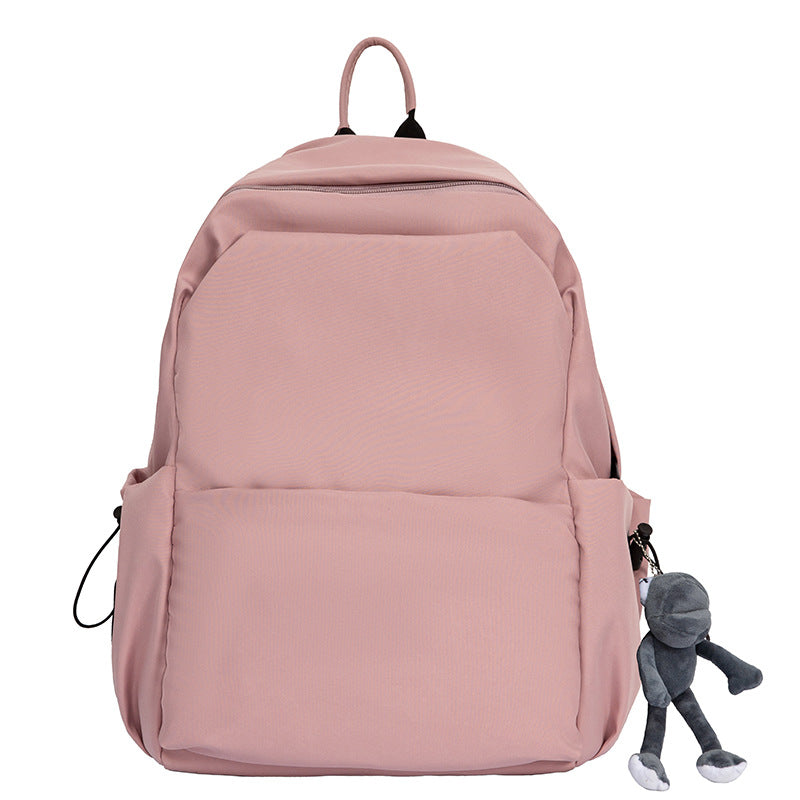 Women's & Men's & Korean Style Waterproof Solid Color High Backpacks