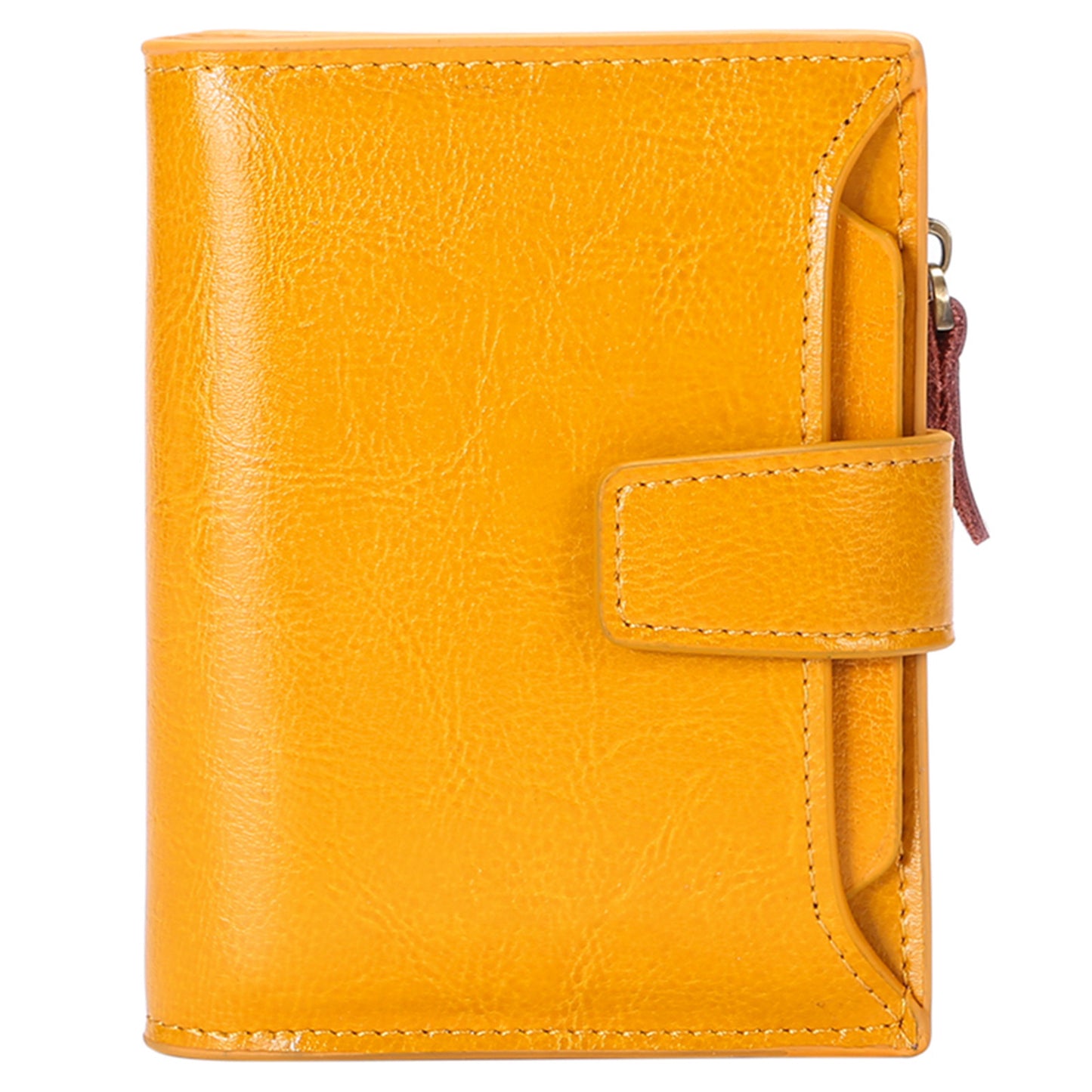 Women's Leather Short Korean Style Multifunctional License Ladies Wallets