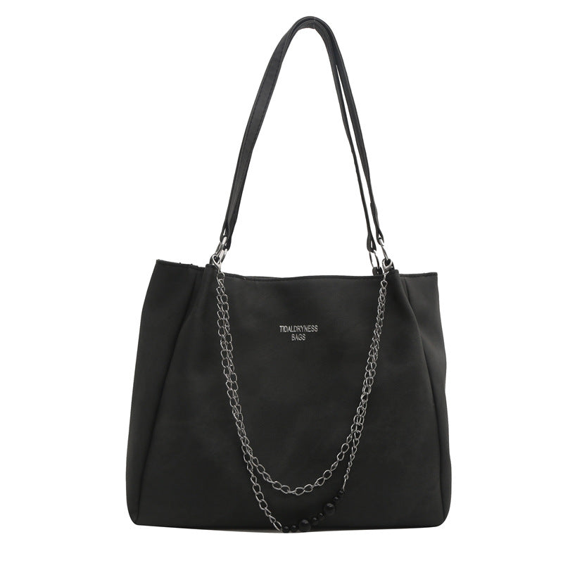 Female Fashion Class College Texture Chain Shoulder Bags