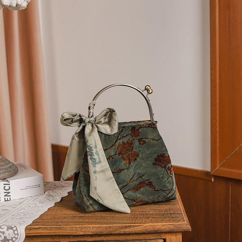 Cool Style Cheongsam Banquet Clutch Scarf Handbags