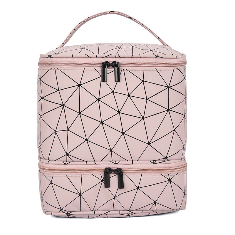 Capacity Wash Female Stylish Portable Nail Cosmetic Bags