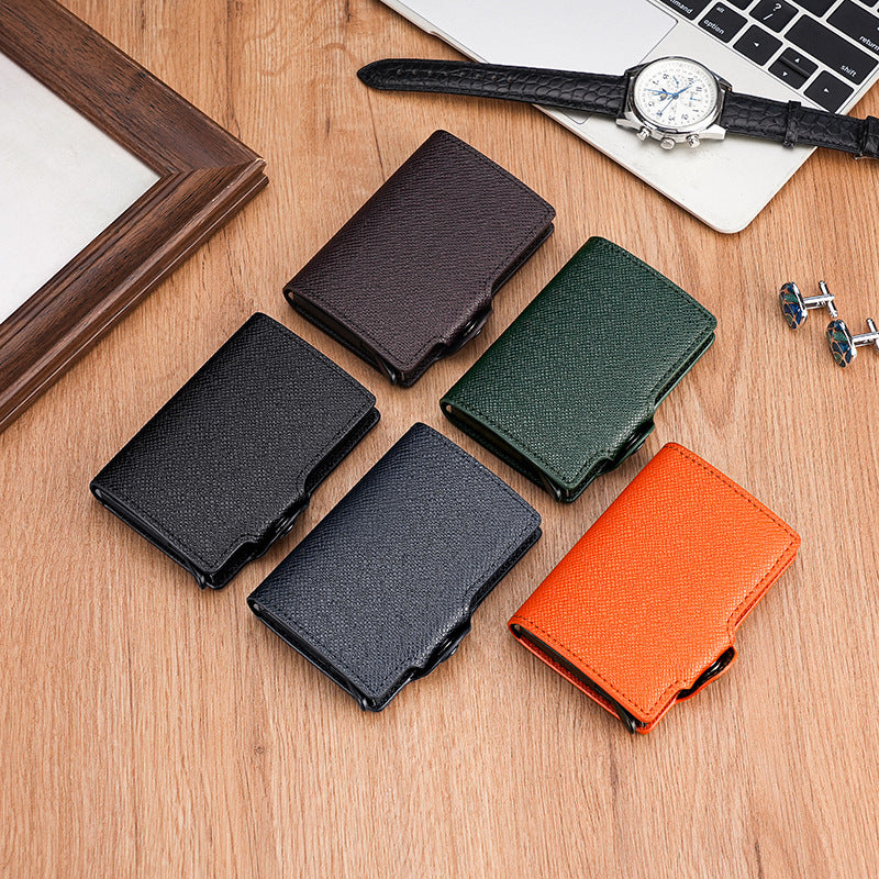 Automatic Pop-up Metal Credit Box Foldable Card Holder