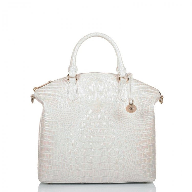 Women's Portable Retro Crocodile Pattern Brahmin Crossbody Bags
