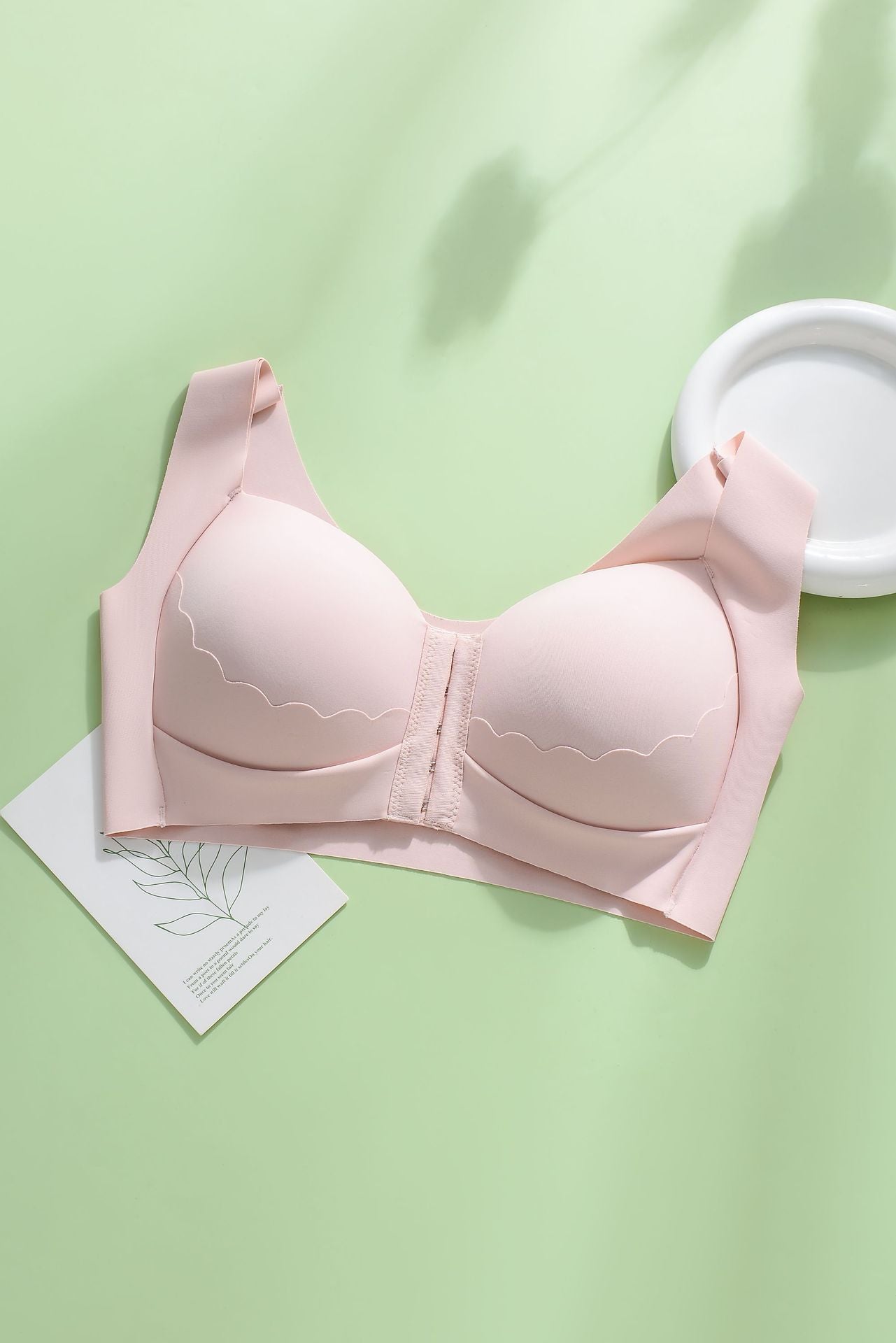 Women's Fixed Cup Wireless Beauty Back Exercise Bras