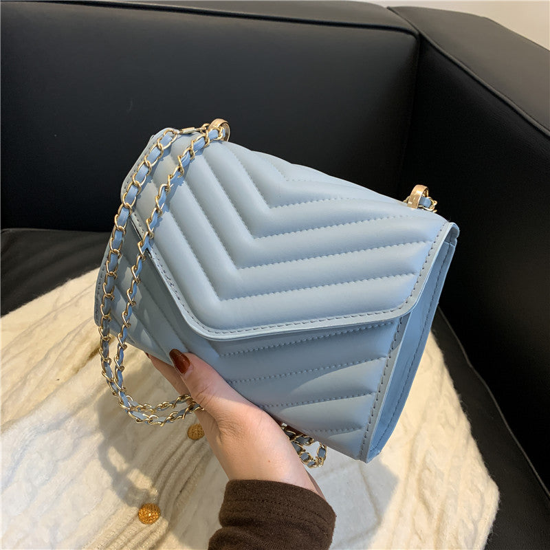 Stylish Women's Design Trendy Fashion Chain Small Square Bags