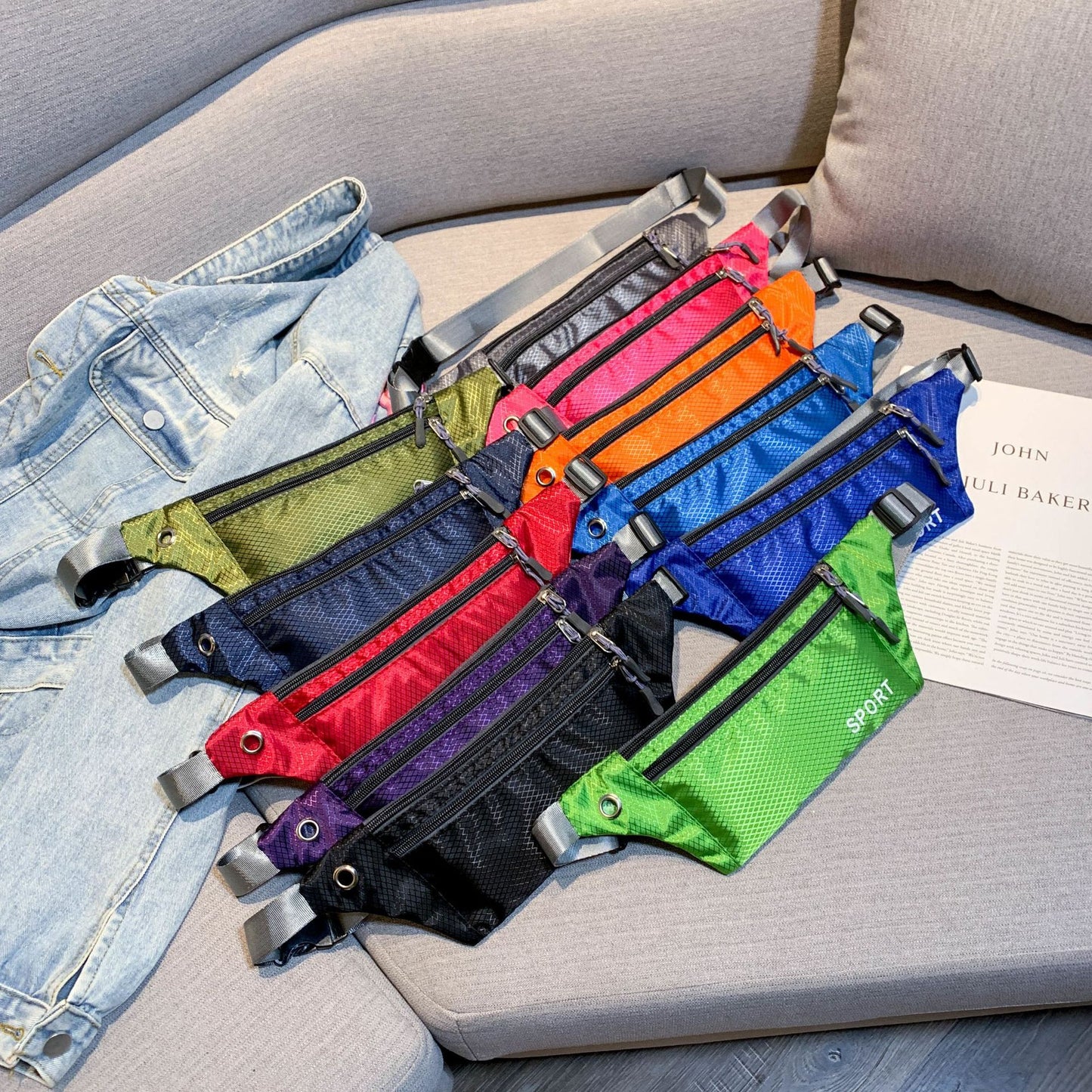 Men's Pattern Camouflage Personal Mobile Color Leisure Men's Waist Packs