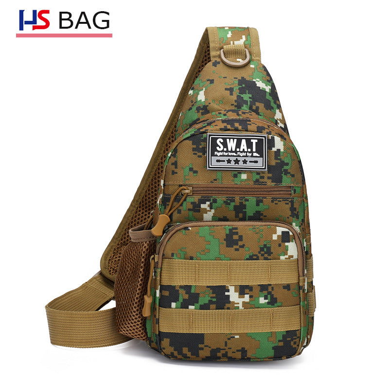 Men's Korean Oxford Cloth Large Capacity Camouflage Men's Chest Bags