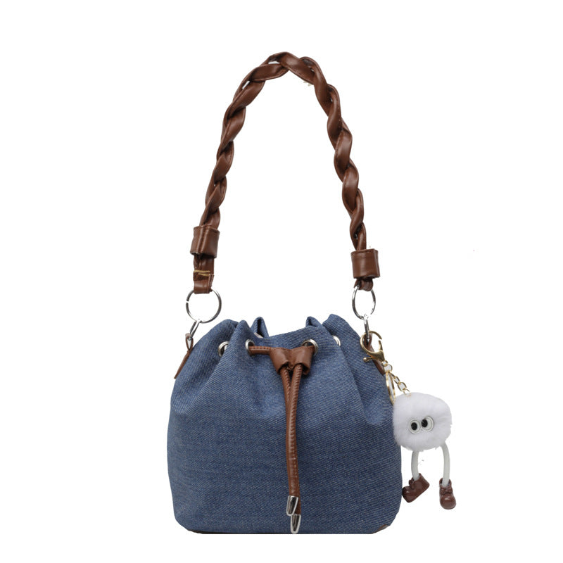 Women's Creative Denim Korean Fashion Versatile Bags
